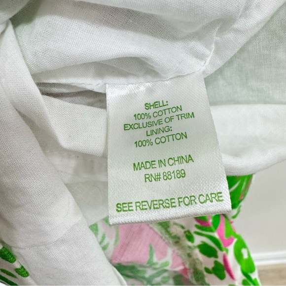 Lilly Pulitzer Delia Shift Cabana Pink In The Garden rare gorgeous dress Sz 4 - Picture 5 of 7